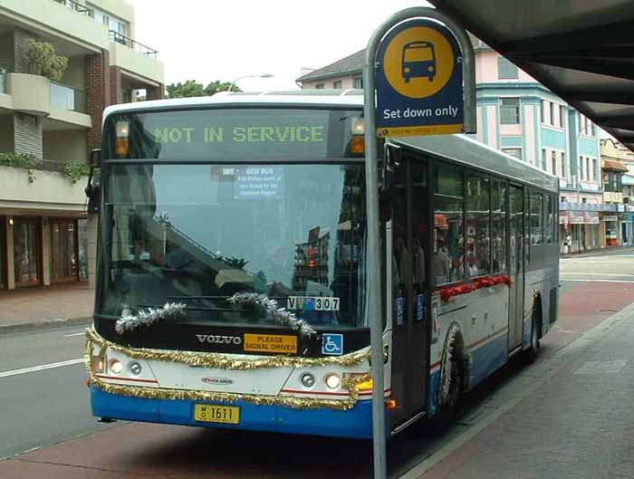 Sydney Buses Volvo B12BLE Volgren CR228L 1611